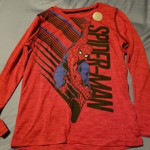 Long sleve spiderman shirt